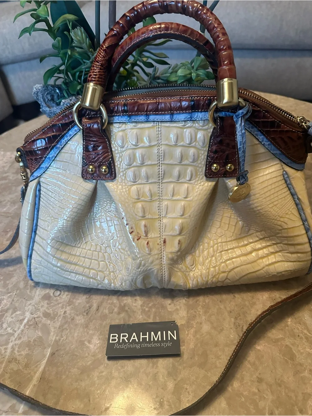 Brahmin elegant croc